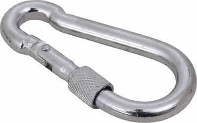 Obrázok produktu pre Karabína so skrutkovacím uzáverom pre laná Dromet Ksz.8.80 Hasičská karabína 8X80Mm