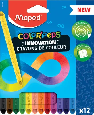 Produktbild von Maped Dreikant-Buntstift COLOR'PEPS INFINITY 12er Etui