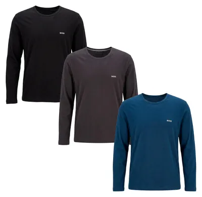 Produktbild von BOSS 3er-Pack Herren-Langarm-Unterhemden 50492321