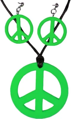 Produktbild von Hippie Peace Schmuck Set 3-tlg. | Grün