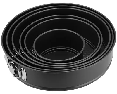 Immagine prodotto di Omgoods - Set di 6 stampi per torte con fondo removibile