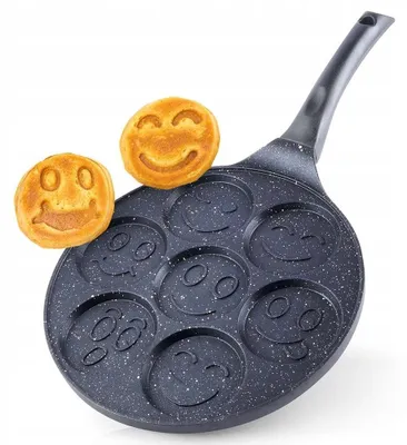 Produktbild von Orion Pfanne für Spiegeleier & Pfannkuchen, Granit, 7 Mulden, 27cm