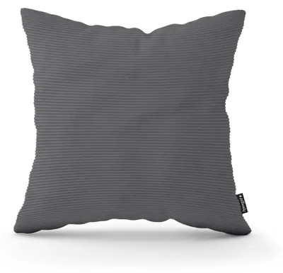 Produktbild von Zierkissen Cord Dunkler Anthrazit 45 × 45 cm