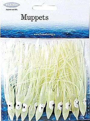 Produktbild von Fladen Octopus Muppets 9cm 10St. fluo