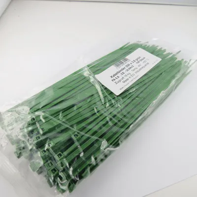 Produktbild von 100x Kabelbinder 200 x 3,6 mm INDUSTRIEQUALITÄT Standard (Grün) Kabel Binder