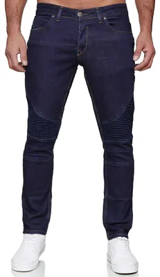 Produktbild von Tazzio Herren Jeans Biker Slim Fit 16517 Dunkelblau 31/34