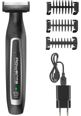 Produktbild von Rowenta Forever Sharp Barttrimmer Nass & Trocken Schwarz, Silber, TN6000