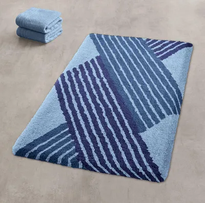 Zdjęcie produktu dla Dywanik kąpielowy Kleine Wolke CROSS Mare 70 x 120 cm