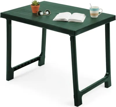 Immagine prodotto di Beechwood - Tavolo da Esterno, 81x56x63h cm Verde, 6 Posti Italy