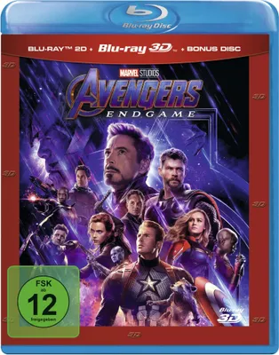 Produktbild von Blu-Ray Avengers: Endgame 2D & 3D Nachfolge