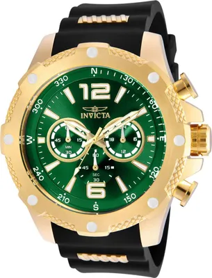 Obrázek produktu pro Invicta I-Force 19661 Pánské hodinky - Quartz Hnutí - Nerezová ocel se zeleným ciferníkem - 50 mm