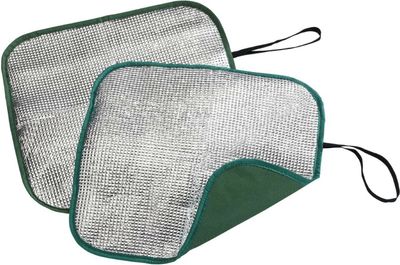 WENKO 2er Set Thermo Sitz Kissen Unterlage Outdoor Reisen Garten Camping Wandern