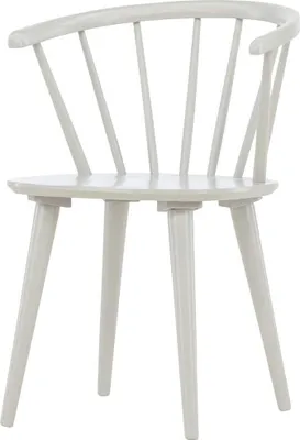 Obrázok produktu pre FURNLUX Jedálenská stolička Bobby Grey 55 cm / Hauptfarbe: Grau / Abmessungen: 55 x 53 x 76 cm