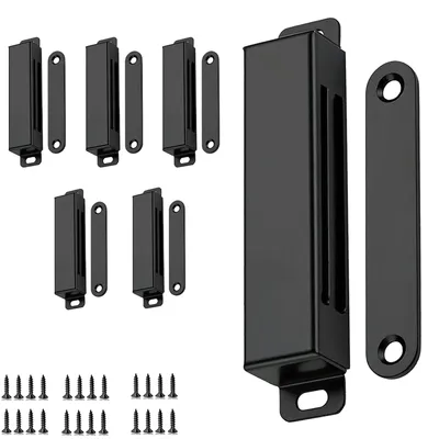 Produktbild von Magnetische Türmagneten Set, 6-teilig, Edelstahl, 40 kg Haltekraft, für Küchenschränke