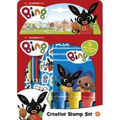 Immagine prodotto di Set di timbri e adesivi Bing Bunny
