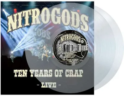 Obrázok produktu pre Nitrogods - Ten Years Of Crap - Live (Limited Edition) (Clear Vinyl)