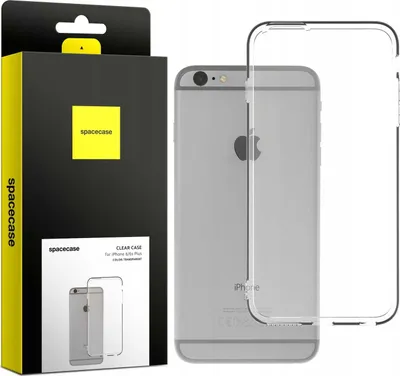 Immagine prodotto di Custodia in silicone SPACECASE Custodia trasparente per iPhone 6/6s Plus Trasparente