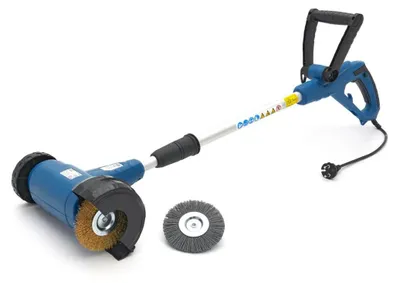 Obrázok produktu pre HBM Elektrická kefa na burinu, kefa na škáry vrátane 2 kefových koliesok, 400 W
