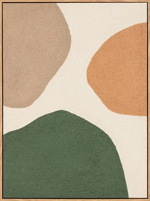 Produktbild von ArtUniverse Leinwandbild Brown Dots I 60 x 80 cm