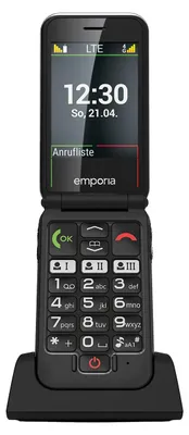 Produktbild von Emporia emporiaJOY (V228), LTE/4G, (V3), Großtastenklapphandy, black