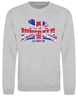 Productafbeelding van Lonsdale - Heren sweatshirt, model GT33523 (maat M), grijs