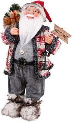Produktbild von Weihnachtsmann Max ca. 60 cm hohe Weihnachts-Dekofigur