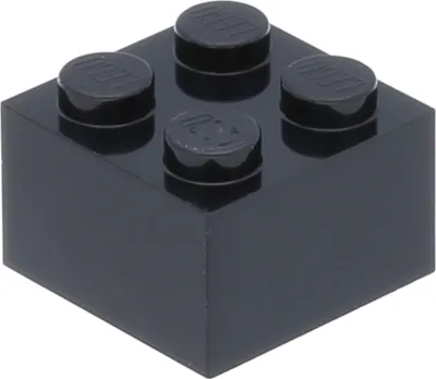 Image de 1 pièce LEGO, pièce c. 3003 en noir (Noir)