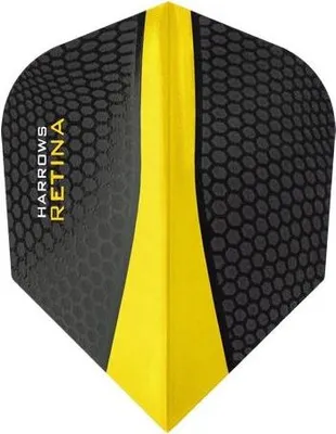 Obrázek produktu pro Harrows Retina Standard Flights Schwarz-Gelb