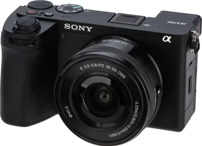 Produktbild von Sony Alpha 6700 Systemkamera (APS-C) mit 16–50mm Objektiv – KI-Autofokus, 5-Achsen-Stabilisierung, 4K 120p Video, Touchscreen, ideal für Vlogging & Foto