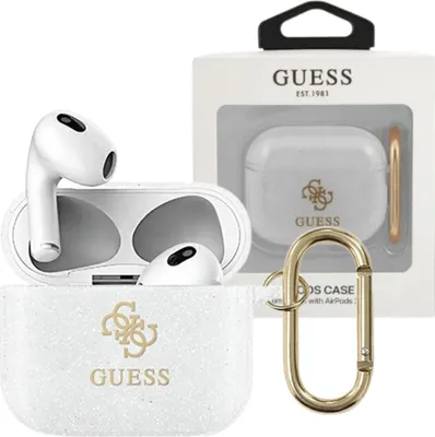 Immagine prodotto di Guess Gua3Ucg4Gt Rivestimento Airpods 3 Collezione Glitter Trasparente