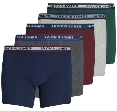 Obrázok produktu pre Jack & Jones 12211701_2383_939496_5XL, Spodná bielizeň, Trenírky, Dospelý, Samec, Modrá, Dark Grey Melange