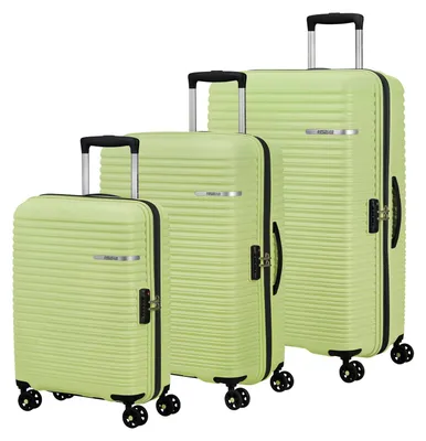 Produktbild von American Tourister Trolley Liftoff 3 PC Set D Sunny Lime hellgrün 79cm