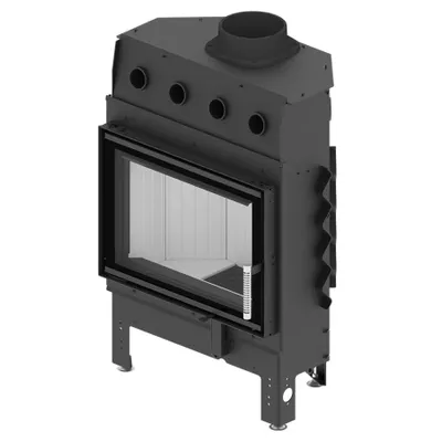 Produktbild von Kaminofen Hitze ALBEROAL11S.H-D 11 kW Kaminofeneinsatz Ofen Holzofen Kamin schwarz