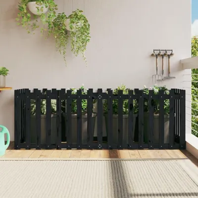 Image de Bordure de jardin surélevée en bois massif de pin
