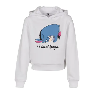 Produktbild von Mister Tee Hoodie Kids Namaste Cropped Hoody White-134/140