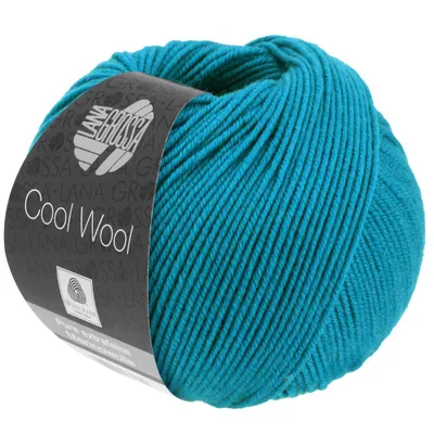 Produktbild von Lana Grossa Cool Wool 2000 2036 Azurblau 50g