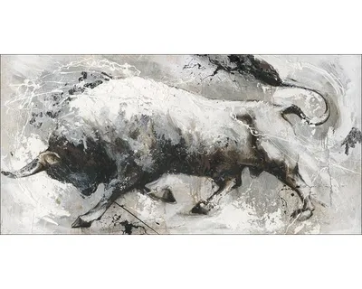 Produktbild von Leinwandbild Original Bull 180x90 cm