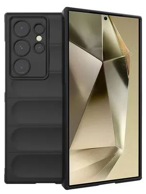 Produktbild von Techsuit Magic Shield Back Cover Hülle für Samsung Galaxy S24 Ultra - Schwarz