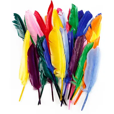 Produktbild von Creativ Company Federn, L: 17-20 cm, 250 Stück 1 Box