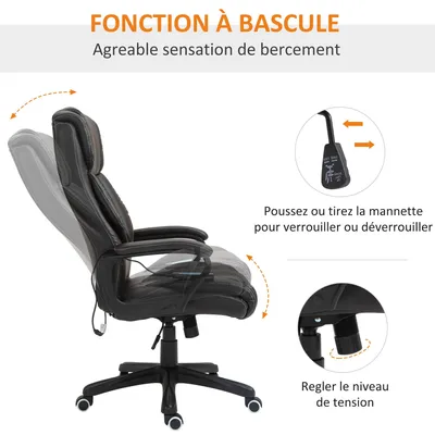 Immagine prodotto di Sedia ergonomica da ufficio - Sedia da ufficio - Sedia da ufficio con funzione massaggio - Sedia da lavoro - Sedia confortevole