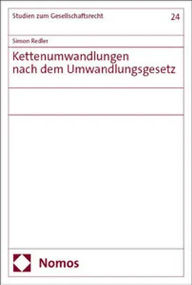 Obrázok produktu pre Kettenumwandlungen nach dem Umwandlungsgesetz