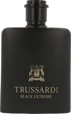 Zdjęcie produktu dla Trussardi Black Extreme, Mężczyźni, 100 ml, Butelka jednorazowa, Morski, Irys, Śliwkowy, Skóra, Paczula, Wetiwer, Drewniany