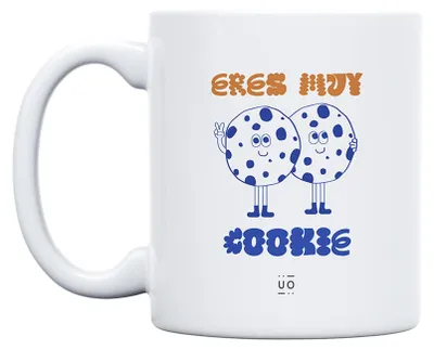 Mok mit Spruch "Du bist sehr Cookie", 350 ml, Keramik
