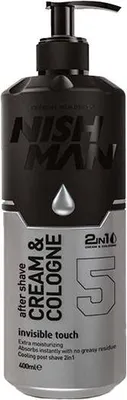 Zdjęcie produktu dla Nishman 5 Invictus Woda kolońska nawilżająca po goleniu 2w1 400ml