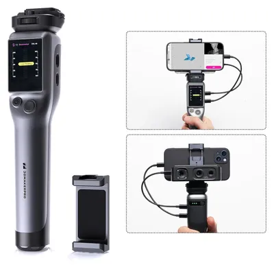 Smart Grip für 3D-Scanner – mobiles Scannen, 4h Akku