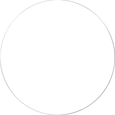 Produktbild von Glasmagnettafel beschriftbar weiß Ø 50 cm