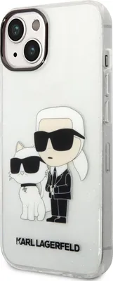 Obrázek produktu pro Karl Lagerfeld IML Glitter NFT Karl & Choupette - pouzdro pro iPhone 14 Plus (čiré)