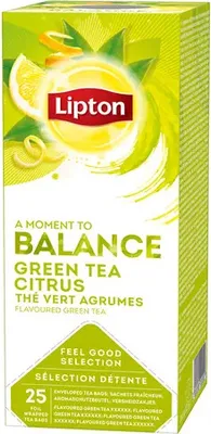 Produktbild von Lipton Grüner Tee Citrus Balance, 25er Pack x 6