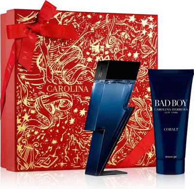 Zdjęcie produktu dla Carolina Herrera Bad Boy Cobalt EDP Electric 100 ml + SG 100 ml (mężczyzna)