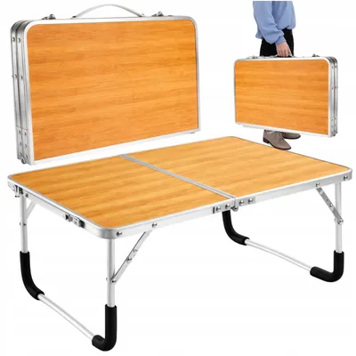 Produktbild von Omna | Campingtisch klappbar 60x40 cm - Aluminium - leicht - kompakt - ideal für Reisen